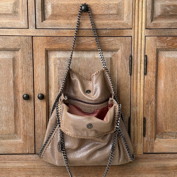 Stella McCartney Shaggy Deer Small Tote in Redwood - Picture 4 of 16